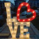 Işıklı Pleksi Love Yazısı Işıklı Pleksi Love Yazısı