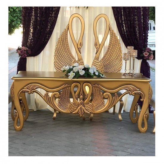 Gold Kuğu Nikah Masası