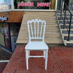 Beyaz Ferman Sandalye