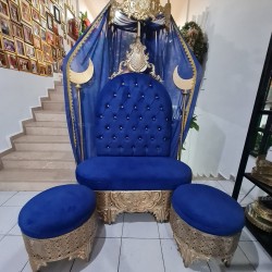 Cibinlikli Mavi Kına Tahtı