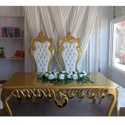 Gold Gelin Damat Masası