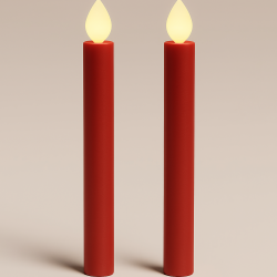 Kırmızı Şamdan Mum
