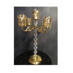 5 Kollu Şamdan Gold 5 Kollu Şamdan Gold
