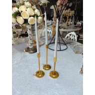 3'lü Gold Metal Mumluk